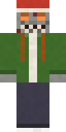 Ashen Zombie Camper Minecraft skin