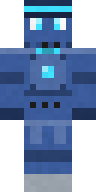 Cobalt Butler Bot Minecraft skin