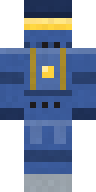 Cobalt Courier Bot Minecraft skin