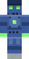 Cobalt Gardener Bot Minecraft skin