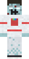 Frozen Zombie Astronaut Minecraft skin