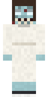 Frozen Zombie Bride Minecraft skin