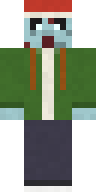 Frozen Zombie Camper Minecraft skin