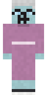 Frozen Zombie Granny Minecraft skin