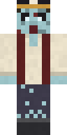 Frozen Zombie Pirate Minecraft skin