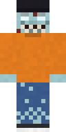 Frozen Zombie Skater Minecraft skin