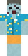 Frozen Zombie Surfer Minecraft skin