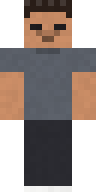 Gamer Grey Minecraft skin