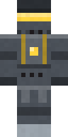 Gunmetal Courier Bot Minecraft skin