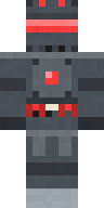 Gunmetal Guardian Bot Minecraft skin