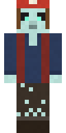 Odette Squall, Ghost Pirate Minecraft skin