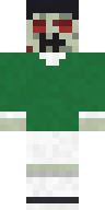 Pale Zombie Footballer Minecraft skin