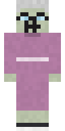Pale Zombie Granny Minecraft skin