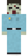 Pale Zombie Nurse Minecraft skin