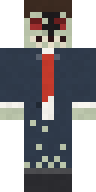Pale Zombie Office Worker Minecraft skin