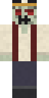 Pale Zombie Pirate Minecraft skin