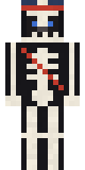 Rosa Reefjaw, Skeleton Pirate Minecraft skin