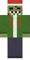Rotten Zombie Camper Minecraft skin
