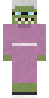 Rotten Zombie Granny Minecraft skin