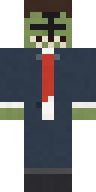 Rotten Zombie Office Worker Minecraft skin