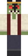 Rotten Zombie Pirate Minecraft skin