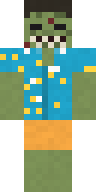 Rotten Zombie Surfer Minecraft skin