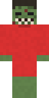 Swamp Zombie Lifeguard Minecraft skin