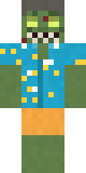 Swamp Zombie Surfer Minecraft skin