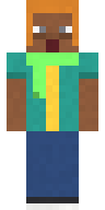 Teal Hiker Minecraft skin