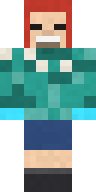 Teal Night Owl Minecraft skin