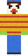 Toxic Zombie Clown Minecraft skin