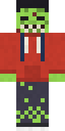 Toxic Zombie Student Minecraft skin