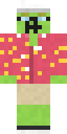 Toxic Zombie Tourist Minecraft skin