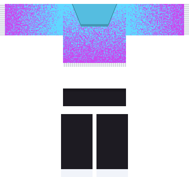 Cyber Fade shirt and pants, back