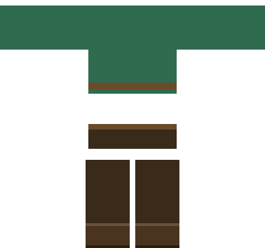 Elf Archer shirt and pants, back