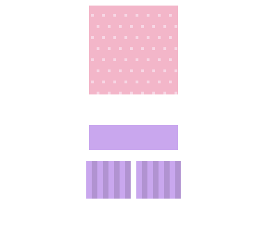 Fairy Dress shirt and pants, back