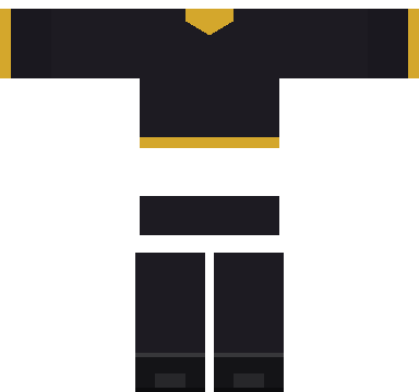 Graduation Gown Roblox shirt and pants, laid flat