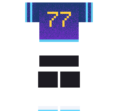 Lightning Jersey shirt and pants, back