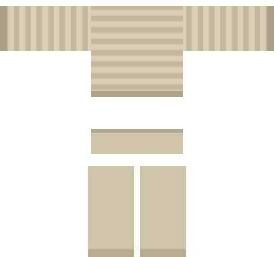 Mummy Wraps shirt and pants, back