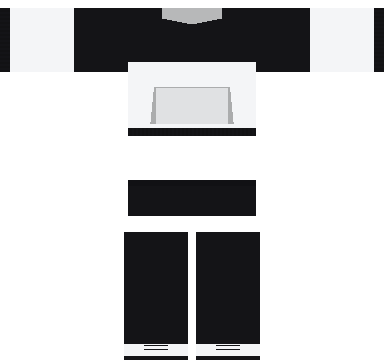 Panda Hoodie Roblox shirt and pants, laid flat