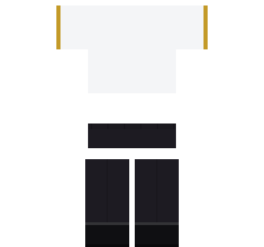 Pilot shirt and pants, back