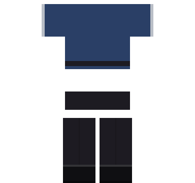 Police Officer shirt and pants, back