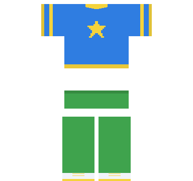 Pro Noob Roblox shirt and pants, laid flat