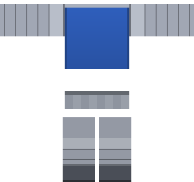 Royal Knight shirt and pants, back