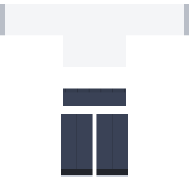 Science Lab Coat shirt and pants, back