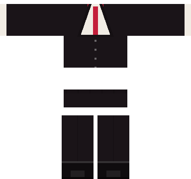 Vampire Count Roblox shirt and pants, laid flat