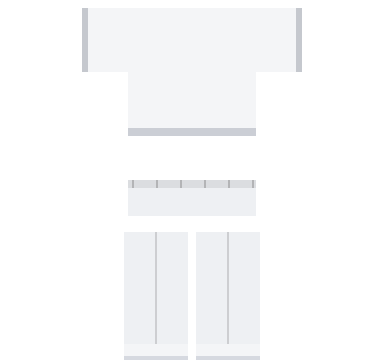 White Out shirt and pants, back