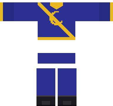 Wizard Robe Roblox shirt and pants, laid flat