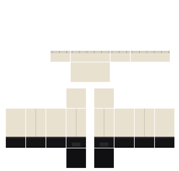 American Football Kit Roblox pants template