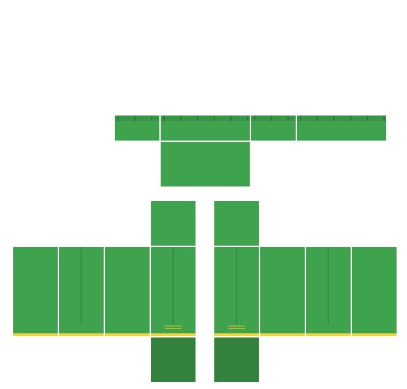 Noob in a Suit Roblox pants template